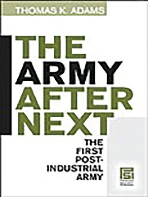 cover image of The Army after Next